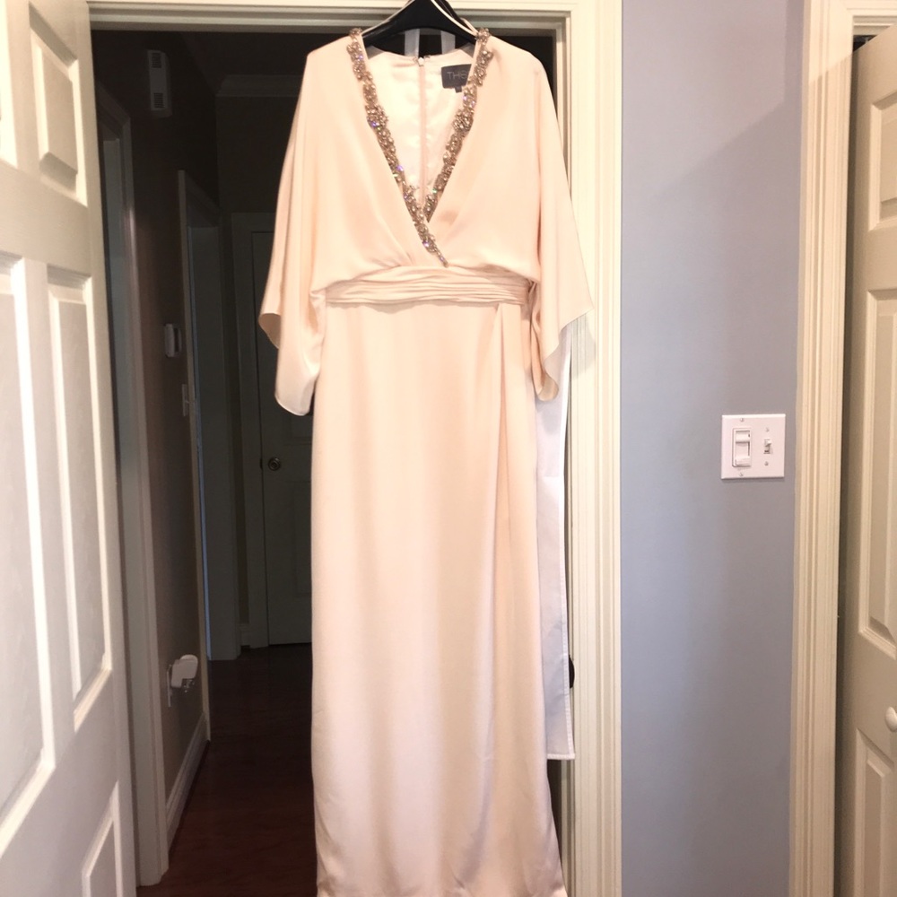 Theia silk Grecian dress